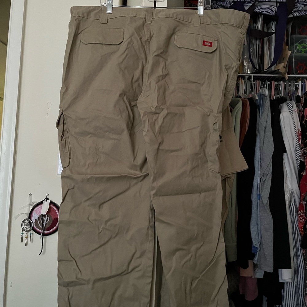 Dickies brand cargo pants. Color tan size 24.